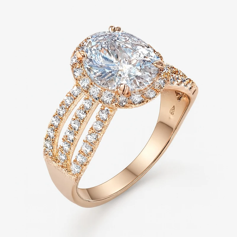 انگشتر زنانه مدل تک نگین کد 022