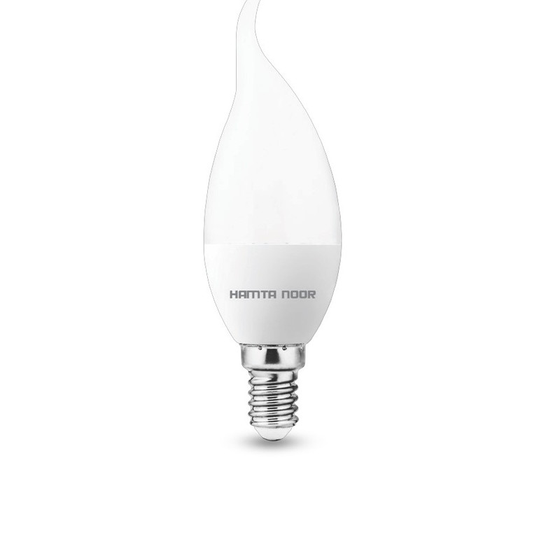 لامپ ال ای دی 7 وات همتانور مدل شمعی اشکی پایه E14