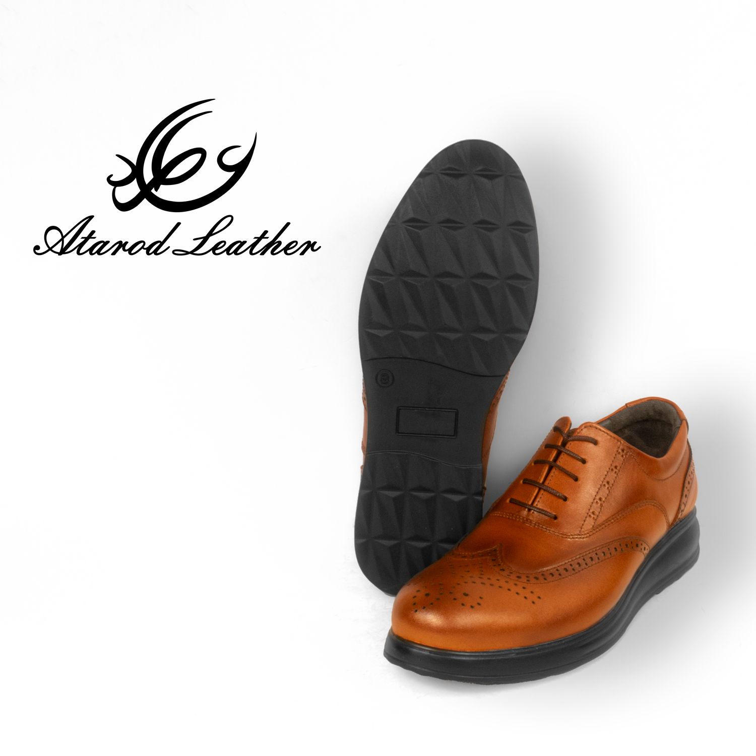 کفش روزمره مردانه چرم عطارد مدل چرم طبیعی کد SH231 -  - 4