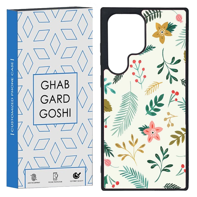 کاور قاب گارد گوشی طرح گل کد TPU-036 مناسب برای گوشی موبایل سامسونگ Galaxy S23 Ultra