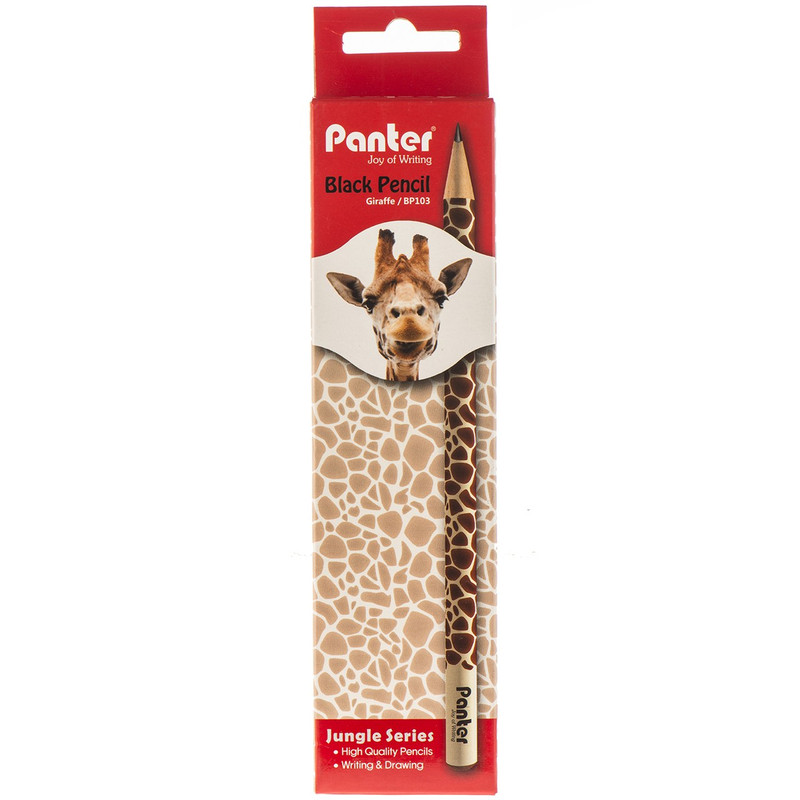 مداد مشکی پنتر مدل Giraffe - بسته 12 عددی
