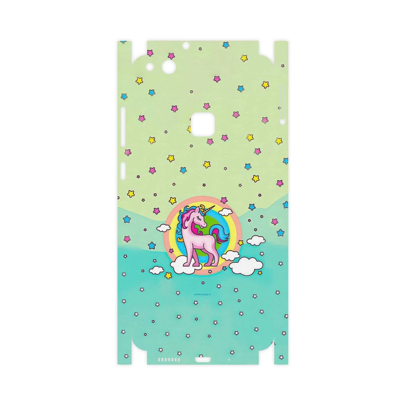 برچسب پوششی ماهوت مدل Rainbow unicorn adventure-FullSkin مناسب برای گوشی موبایل هوآوی P10 Lite