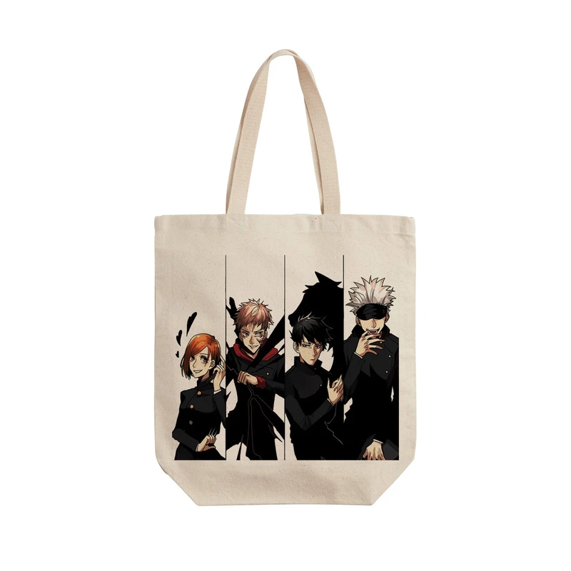 ساک خرید ترمه طراحان ایده مدل Jujutsu Kaisen کد strm0437 - L