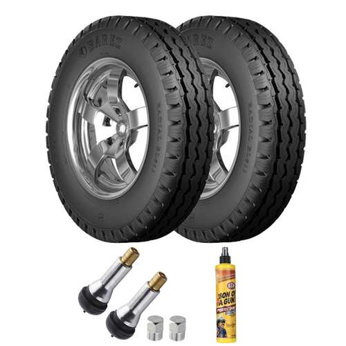 لاستیک خودرو بارز مدل BL611 سایز 195R14 دو حلقه مناسب برای مزدا وانت