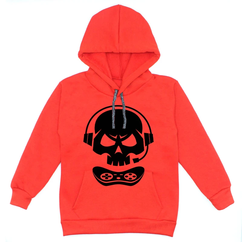 هودی پسرانه مدل دسه آتاری و جمجمه A59