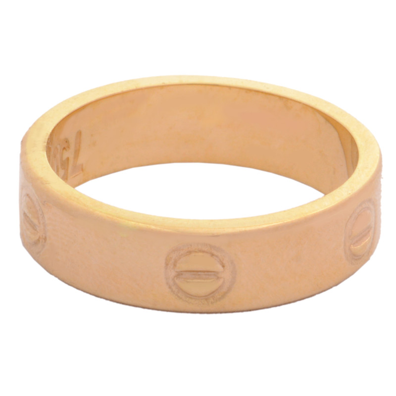 انگشتر طلا 18 عیار زنانه طلای مستجابی مدل cr59