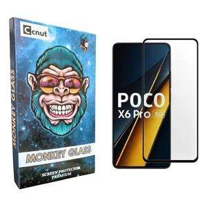 محافظ صفحه نمایش شیشه ای کوکونات مدل mnk مناسب برای گوشی موبایل شیائومی Poco X6 Pro