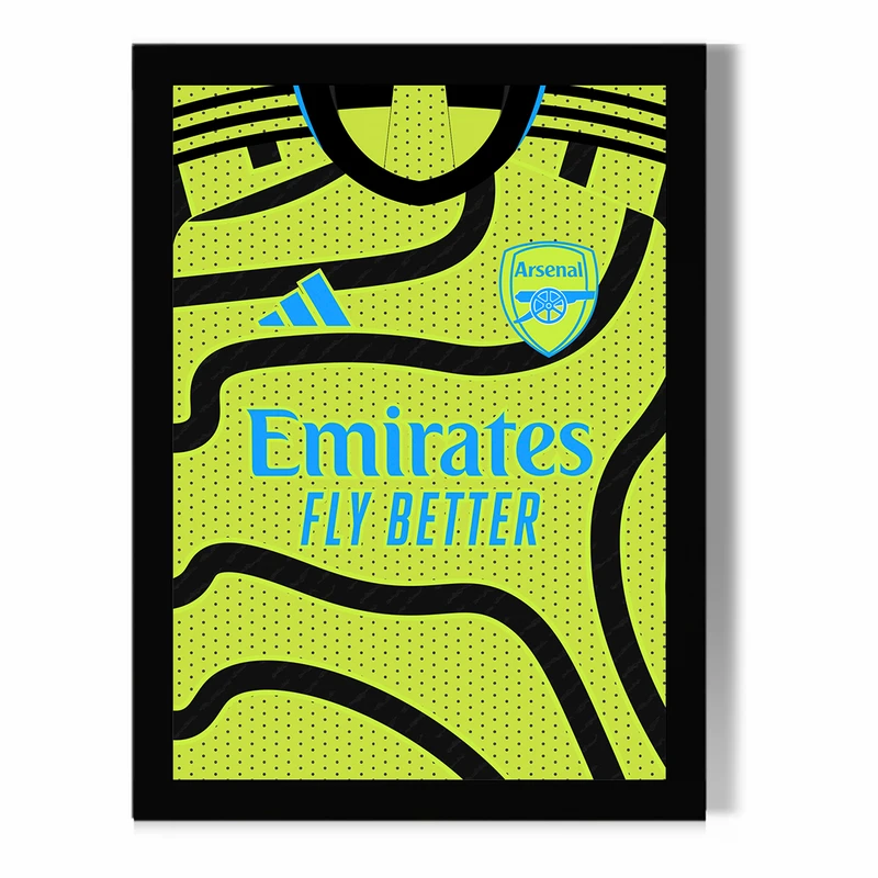 تابلو مدل دیواری طرح کیت دوم آرسنال فصل 2023/2024 کد FD629