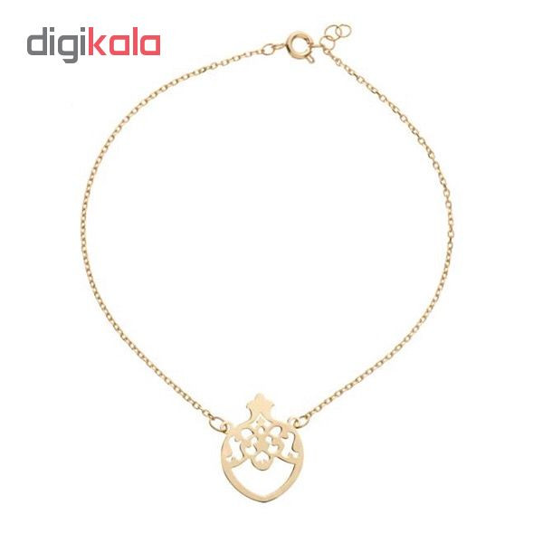 پابند طلا 18 عیار مدل Kw