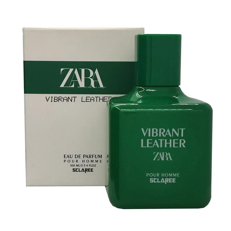 ادوپرفیوم مردانه اسکلاره مدل Vibrant Leather zara با رایحه گرم حجم 100 میلی لیتر