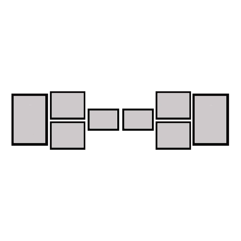 قاب عکس بکلیت مدل 215-115 مجموعه 8 عددی