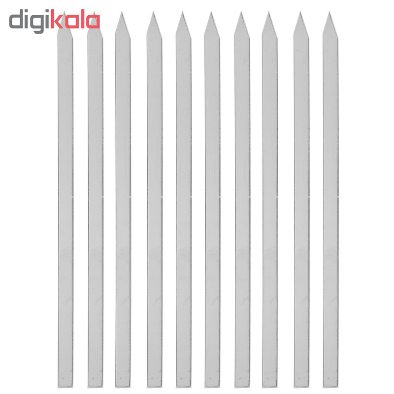 سیخ جوجه مدل ماهیتابه ای ST کد VA3000-005 مجموعه 20 عددی