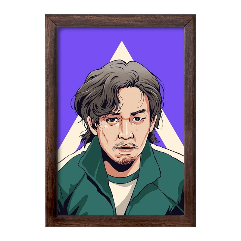 تابلو خندالو طرح سونگ گی هون بازی مرکب Squid Game  کد 10801