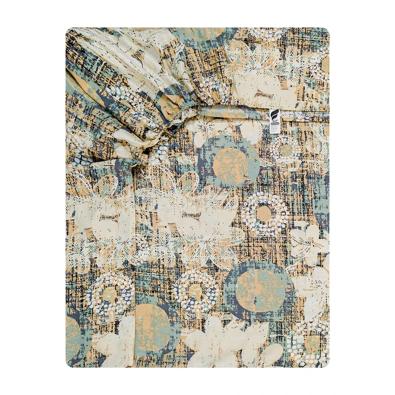 ملحفه نخ پنبه آدنو مدل یگانه کد IR220 یک نفره سایز 120x200 سانتی‌متر