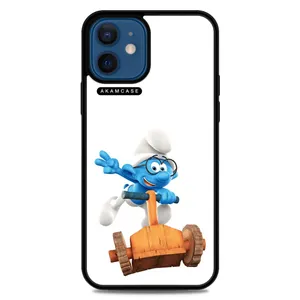 AKAM AMC-WA12M-SMURFS-17 Cover For Apple iPhone 12 Mini