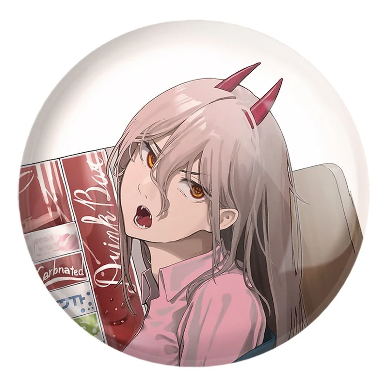 پیکسل خندالو طرح ماکیما انیمه مرد اره ای Chainsaw Man کد 22356 مدل بزرگ