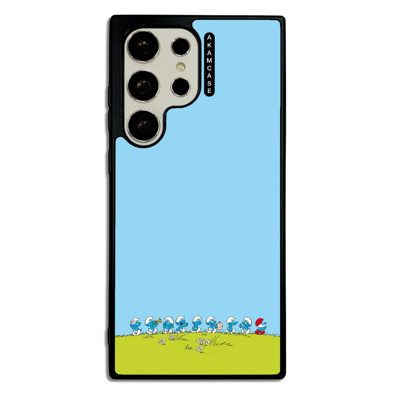 کاور آکام مدل AMC-WSGS23U-SMURFS-10 مناسب برای گوشی موبایل سامسونگ Galaxy S23 Ultra
