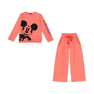 ست تی شرت آستین بلند و شلوار دخترانه تودوک مدل 2151658-22