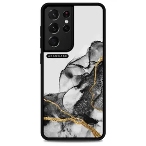 AKAM AMC-WSGS21U-MARBLE-39 Cover For Samsung Galaxy S21 Ultra