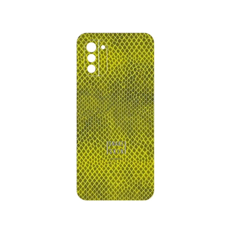 برچسب پوششی ماهوت مدل Yellow Snake Skin مناسب برای گوشی موبایل نوکیا G21