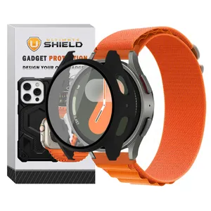Ultimate Shield Alpine BK GRD Band for Samsung Galaxy Watch 7 40mm with cover