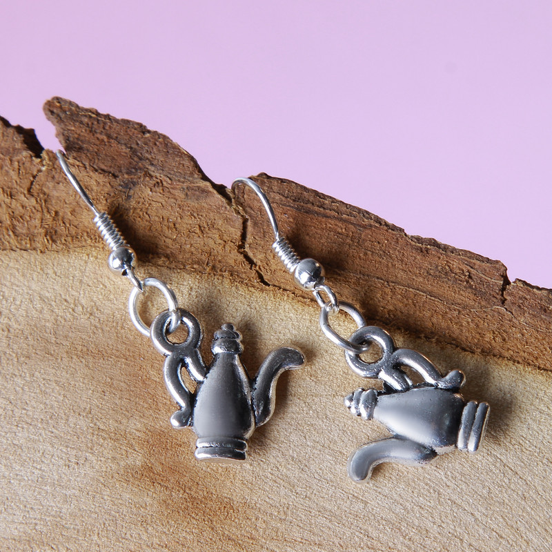 گوشواره دخترانه مدل فلزی فانتزی کد GZN_051