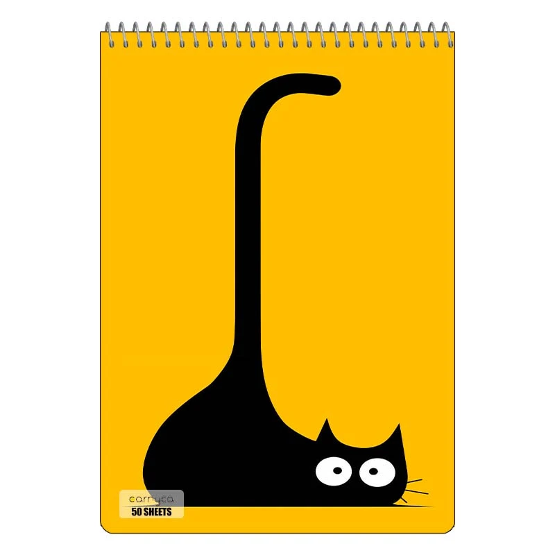 دفتر نقاشی 50 برگ سیمی کارنیکا طرح گربه Cat کد 89310