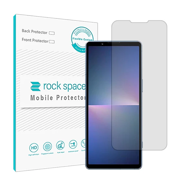 محافظ صفحه نمایش شفاف راک اسپیس مدل HyGELمناسب برای گوشی موبایل سونی Xperia 5 V