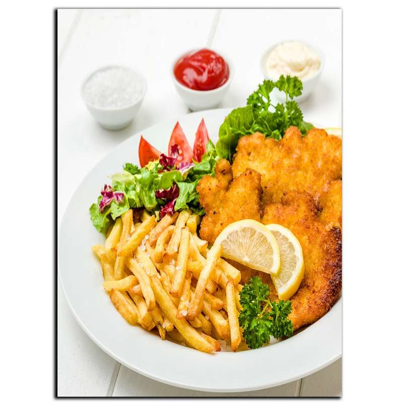 تابلو شاسی بکلیت طرح فست فود مرغ سوخاری مدل SH-S1056 تابلو شاسی بکلیت طرح فست فود مرغ سوخاری مدل SH-S1056