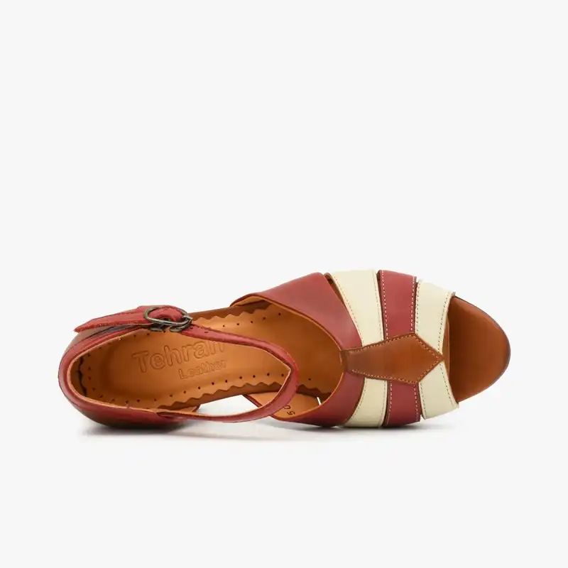 صندل زنانه چرم تهران مدل 504Q