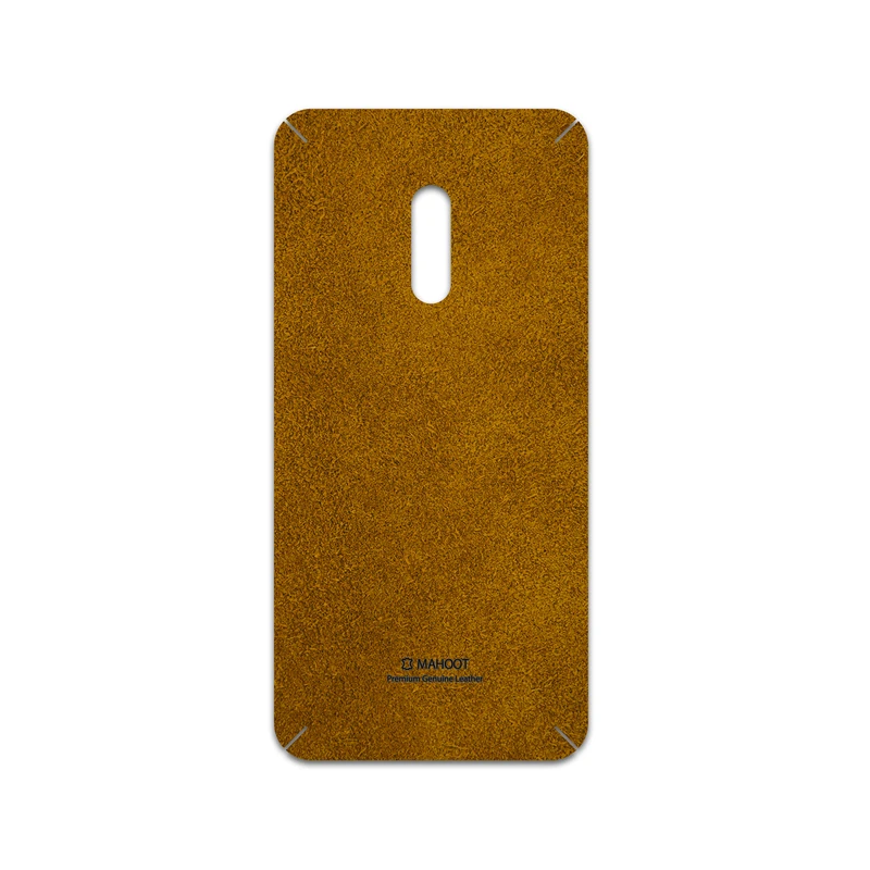 برچسب پوششی ماهوت مدل Brown-Chamois-Leather مناسب برای گوشی موبایل اپو Realme X