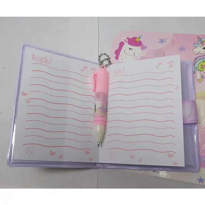 ست خودکار و دفترچه یادداشت مدل تکشاخ کد 001