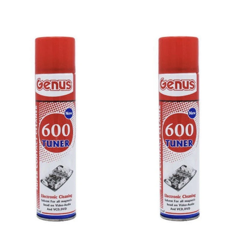 اسپری محافظ کنتاکت صنعتی خشک جنیوس کد 600 حجم 350 میلی لیتر مجموعه 2 عددی