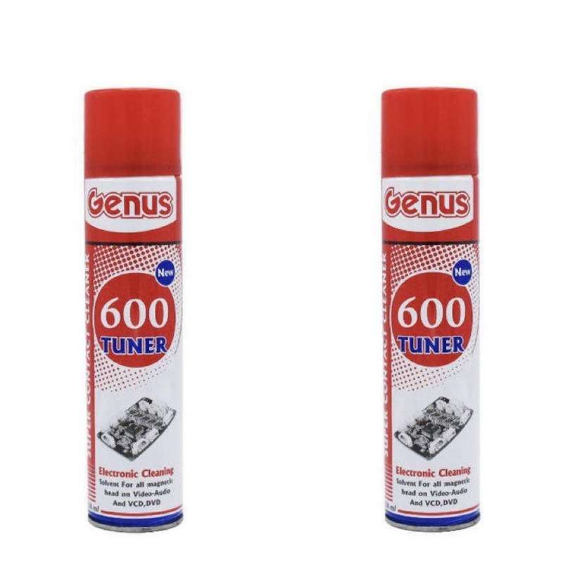 اسپری محافظ کنتاکت صنعتی خشک جنیوس کد 600 حجم 350 میلی لیتر مجموعه 2 عددی