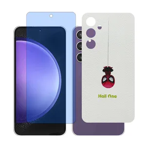 Glass together model blue cut screen protector suitable for Samsung Galaxy A55 mobile phone with back cover sticker