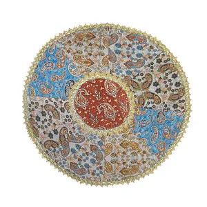 رومیزی ترمه مدل چهل تکه سالار کد F163