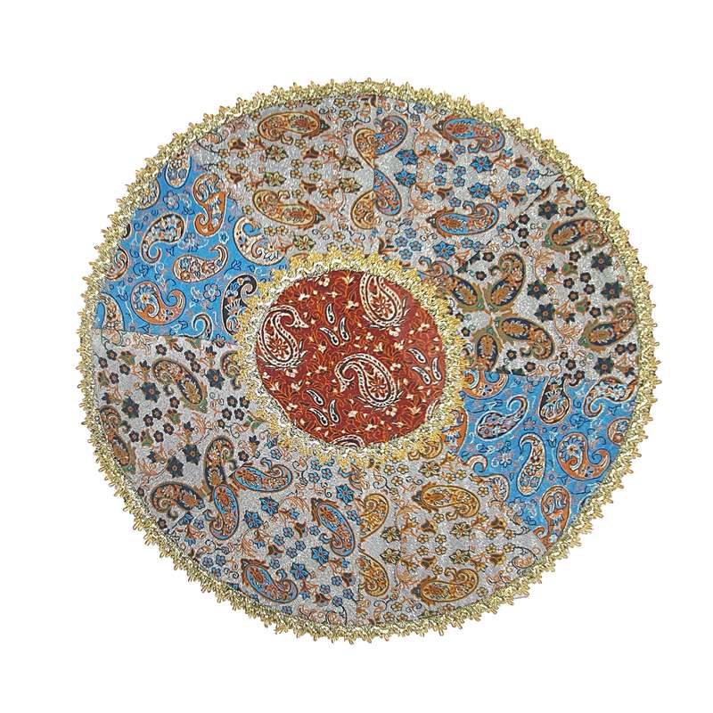 رومیزی ترمه مدل چهل تکه سالار کد F163