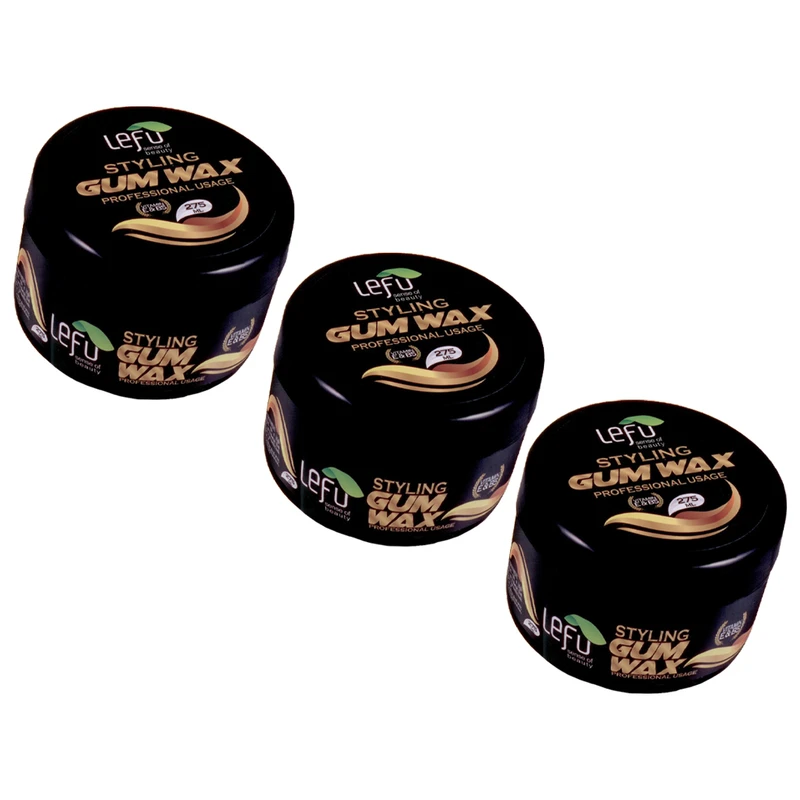 چسب مو لفو مدل GUM WAX حجم 275 میلی لیتر مجموعه 3 عددی