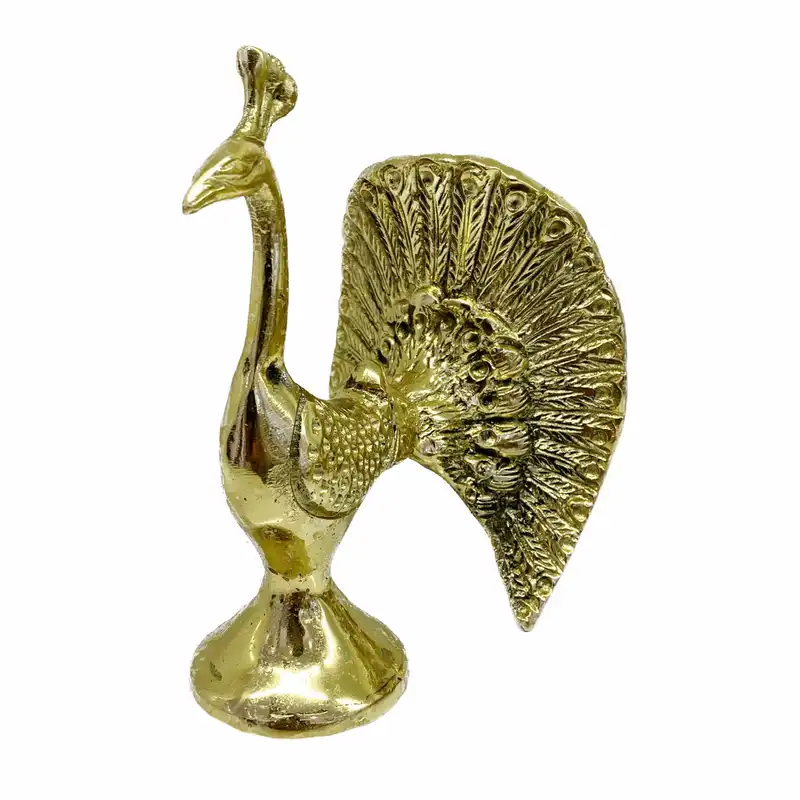 دکوری برنجی مدل طاوس کد 620g829