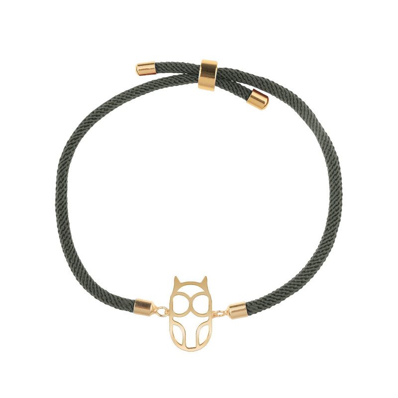 دستبند طلا 18 عیار زنانه مدوپد مدل جغد کد D27-10188