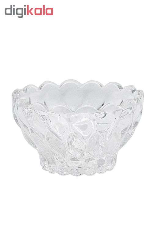 عکس شماره 4 : کاسه شیشه و بلور اصفهان مدل فلورانس کد 923 بسته 6 عددی