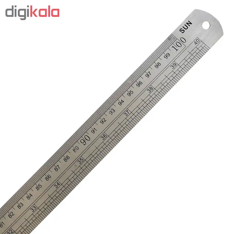خط کش فلزی سان کد S22 سایز 100 سانتی متر