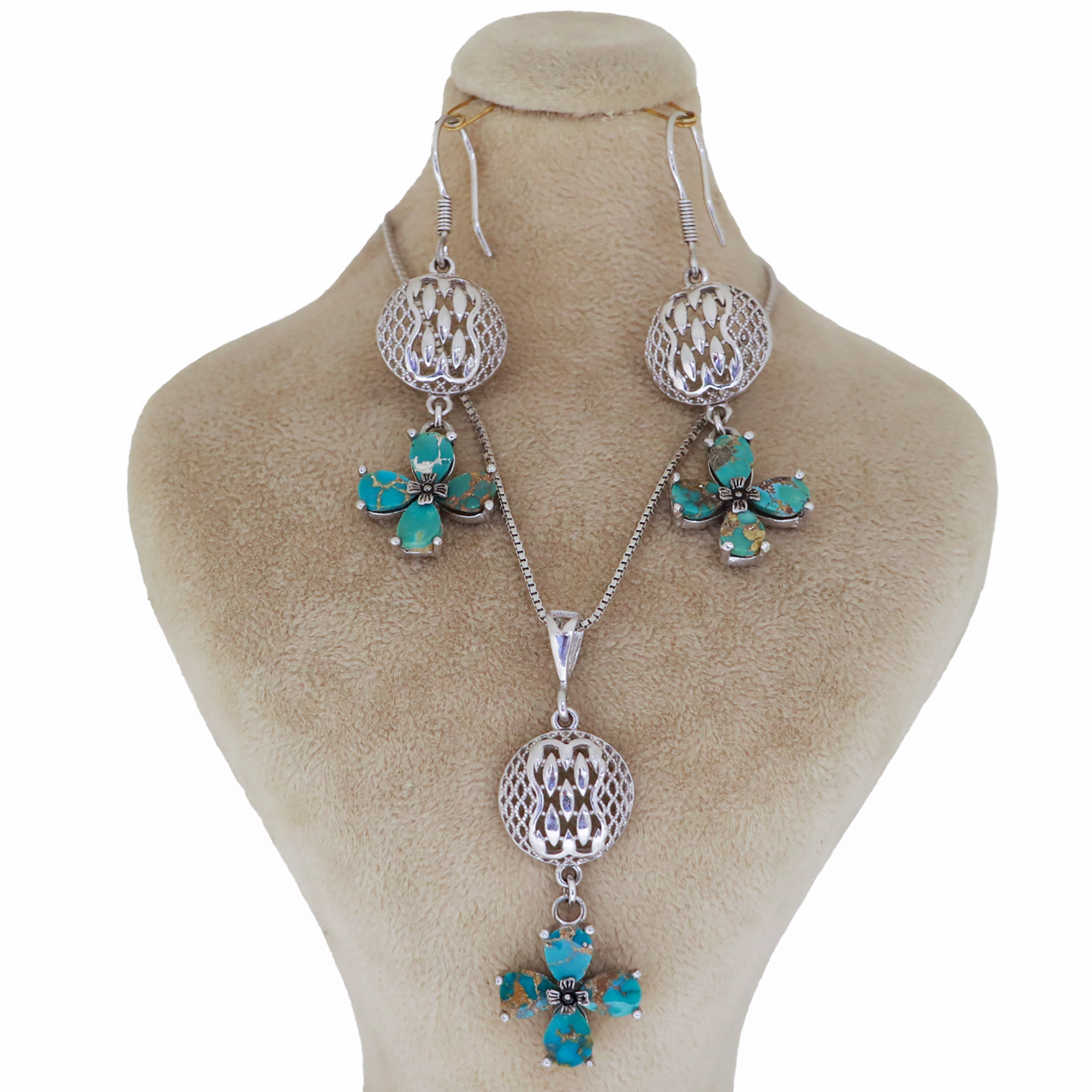 نیم ست نقره زنانه مدل 884809-75