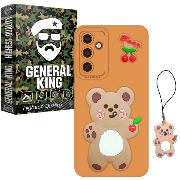 کاور ژنرال کینگ مدل GR-Gilasi21 مناسب برای گوشی موبایل سامسونگ Galaxy A54 به همراه آویز