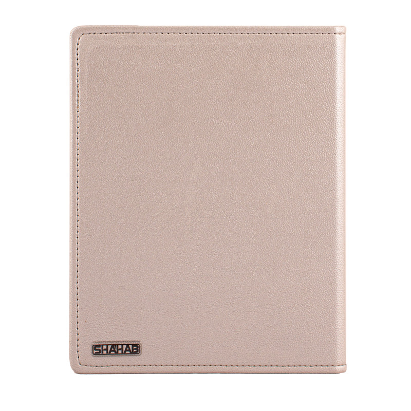 کلاسور مدل یک تکه چرمی پلاک دار 20 حلقه