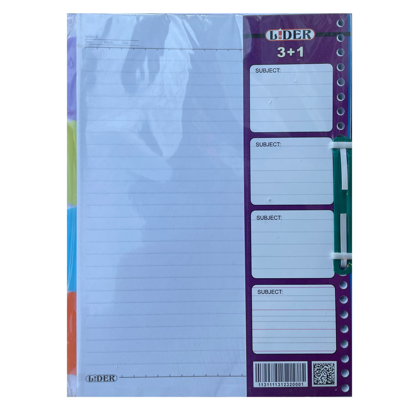 کاغذ کلاسور لیدر مدل 31 بسته 100 عددی