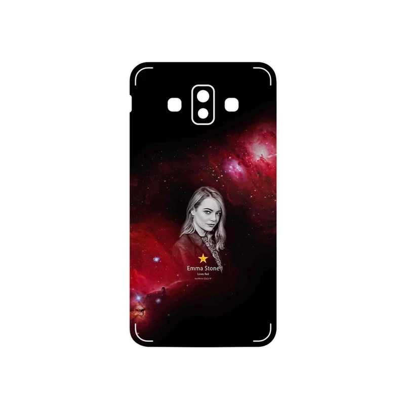 برچسب پوششی ماهوت مدل Emma Stone مناسب برای گوشی موبایل سامسونگ Galaxy J7 Duo
