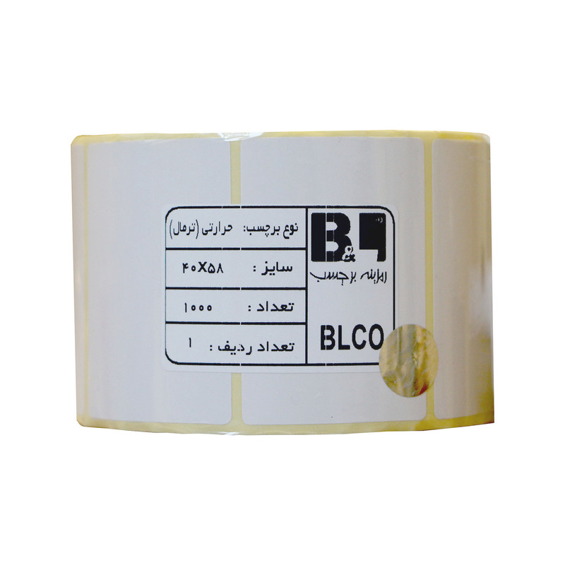 برچسب پرینتر لیبل زن رمزینه برچسب مدل 1000-BLCO 4058