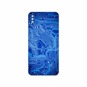 MAHOOT Blue Printed Circuit Board Cover Sticker for Apple iPhone XS Max