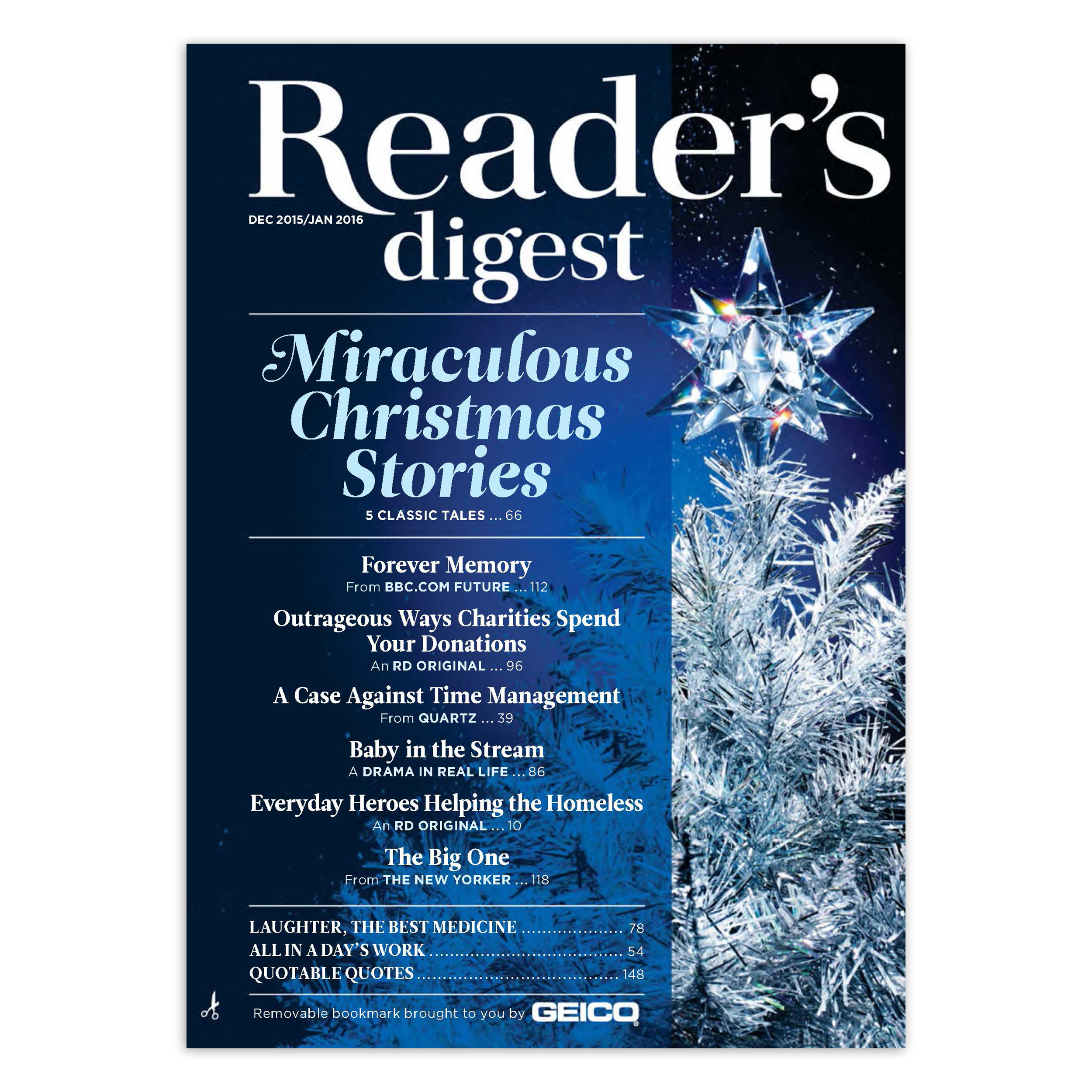 مجله Reader's Digest - دسامبر 2015/ژانویه 2016